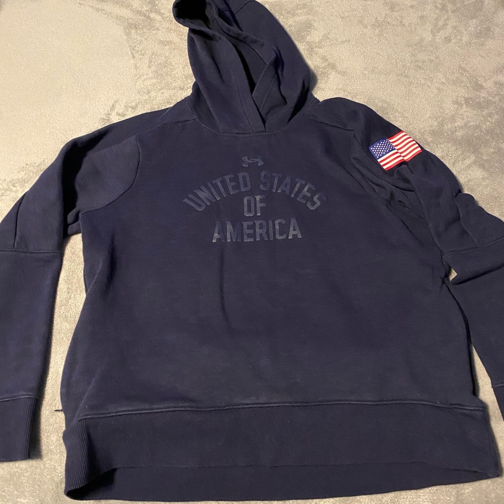 Ua men’s blue hoodie large